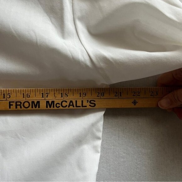 Vintage Chaplin women's embroidered musical notes piano violin white shirt Sz S - Picture 7 of 9